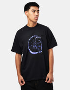 C WIP S/S Shattered T-Shirt - Black