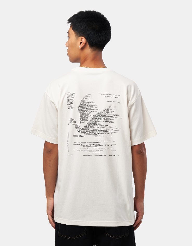 C WIP S/S Punched T-Shirt - Wax