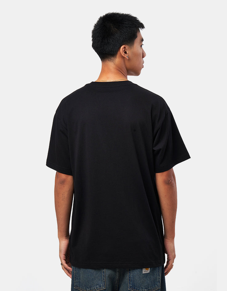C WIP S/S Clover T-Shirt - Black