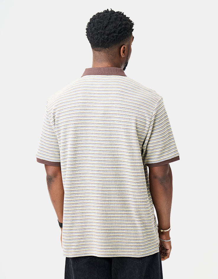 C WIP S/S Dion Polo - Dion Stripe/Wax