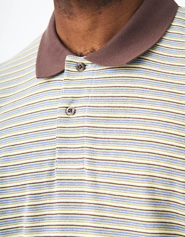 C WIP S/S Dion Polo - Dion Stripe/Wax