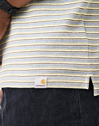 C WIP S/S Dion Polo - Dion Stripe/Wax