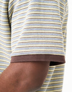 C WIP S/S Dion Polo - Dion Stripe/Wax