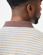 C WIP S/S Dion Polo - Dion Stripe/Wax