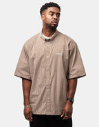 C WIP S/S Groff Shirt - Groff Check/Hamilton Brown