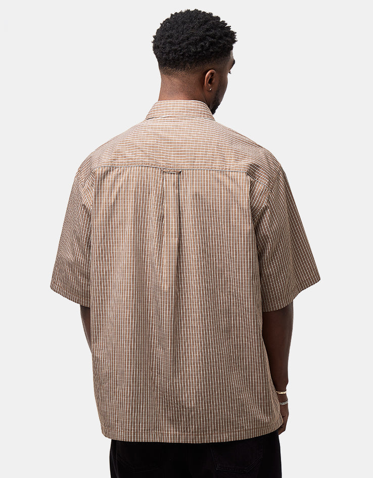 C WIP S/S Groff Shirt - Groff Check/Hamilton Brown
