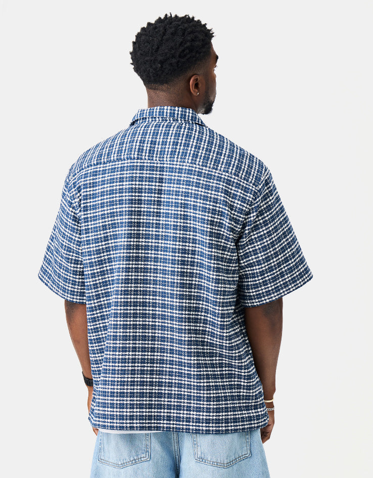 C WIP S/S Kander Shirt - Kander Check/Blue River
