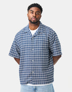 C WIP S/S Kander Shirt - Kander Check/Blue River