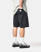 C WIP Landon Short - Black (Stone Washed)