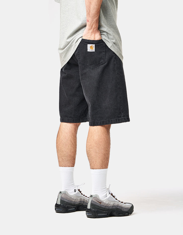 C WIP Landon Short - Black (Stone Washed)