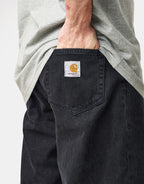 C WIP Landon Short - Black (Stone Washed)