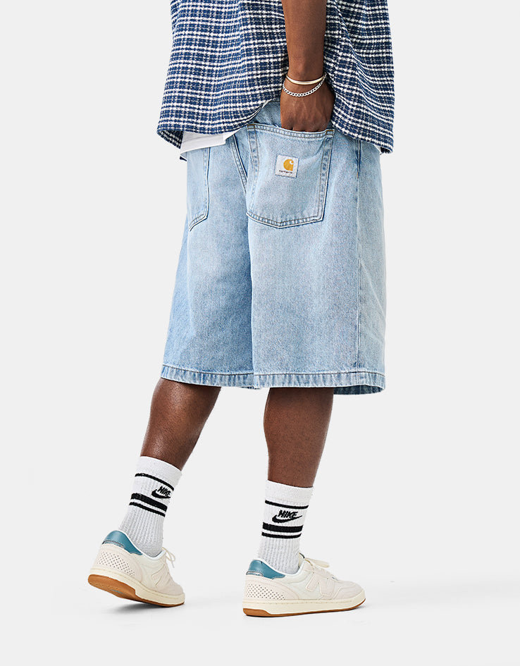 C WIP Brandon Short - Blue (Heavy Worn Bleached)