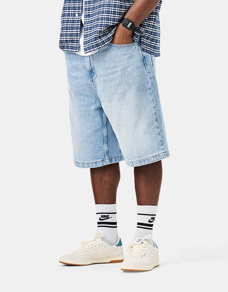C WIP Brandon Short - Blue (Heavy Worn Bleached)
