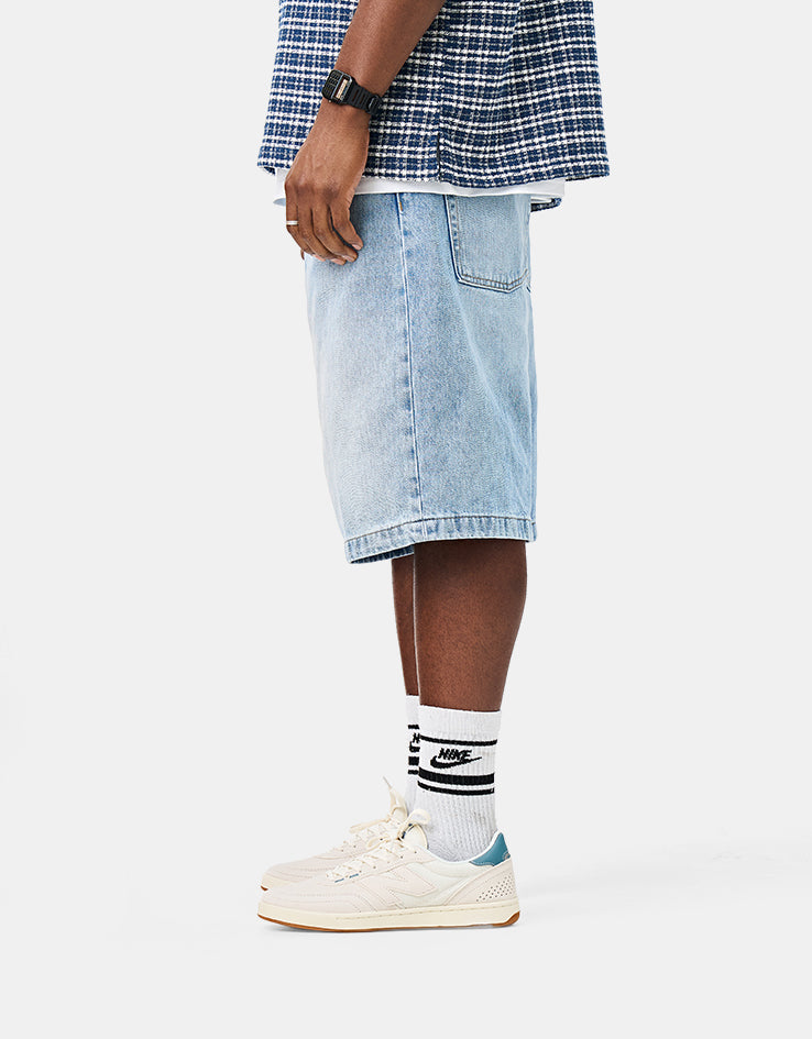 C WIP Brandon Short - Blue (Heavy Worn Bleached)