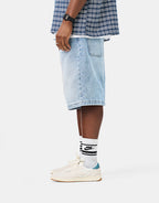 C WIP Brandon Short - Blue (Heavy Worn Bleached)