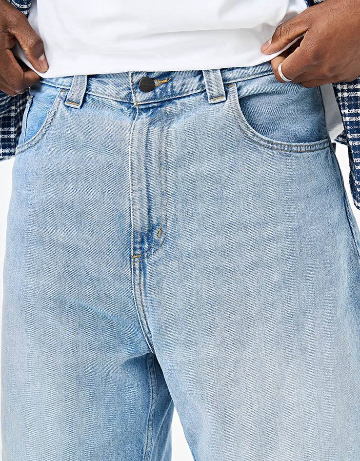 C WIP Brandon Short - Blue (Heavy Worn Bleached)