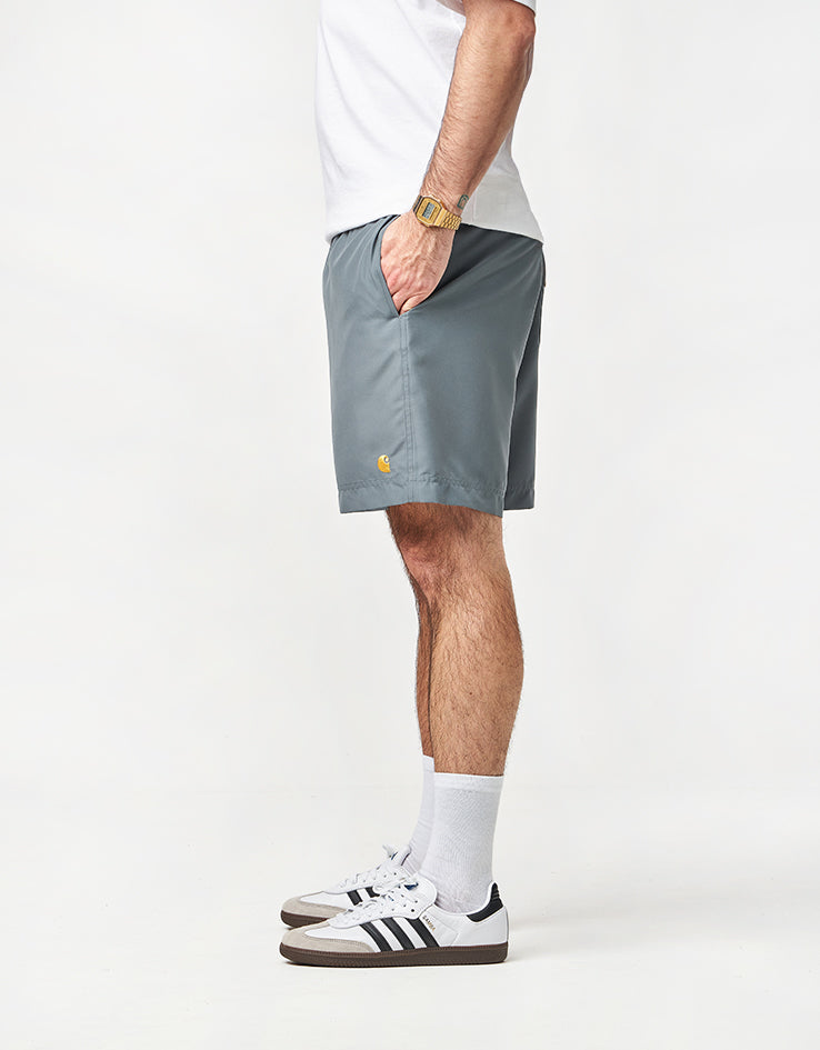 C WIP Chase Swim Trunks - Velvet Green/Gold