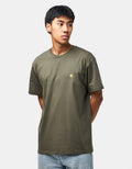 C WIP S/S Chase T-Shirt - Leaf/Gold