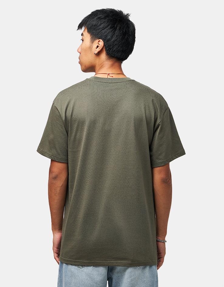 C WIP S/S Chase T-Shirt - Leaf/Gold