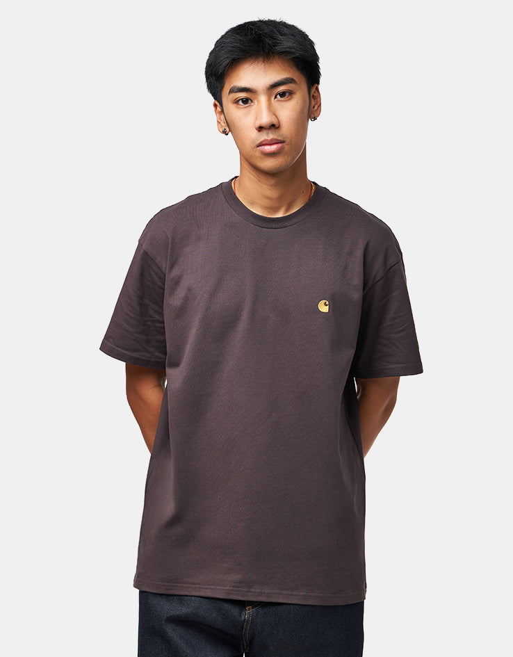 C WIP S/S Chase T-Shirt - Shale/Gold