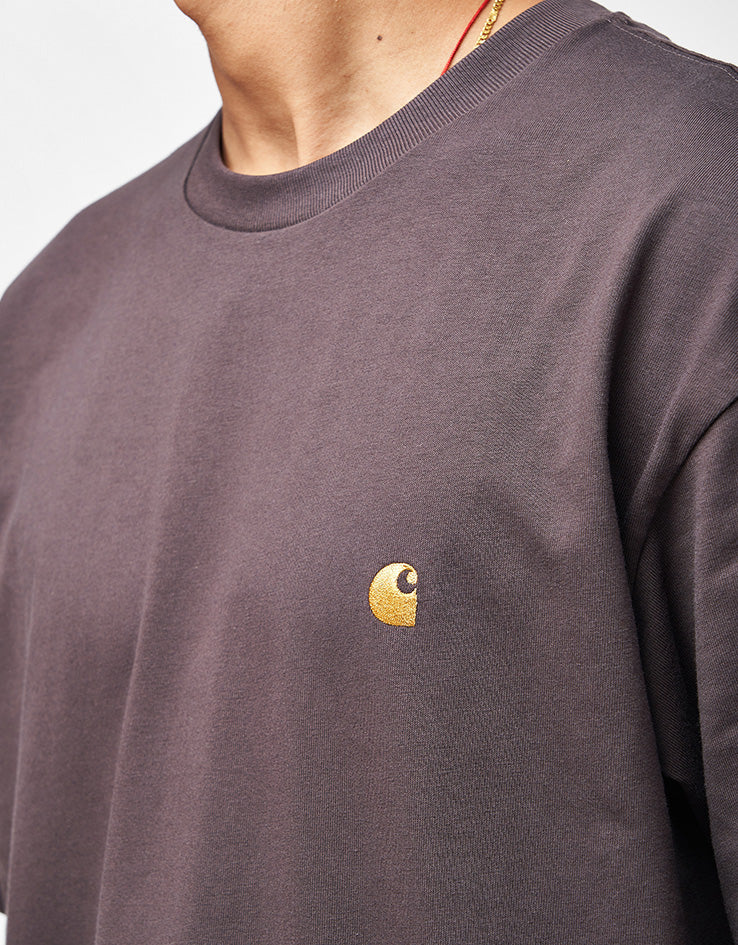 C WIP S/S Chase T-Shirt - Shale/Gold