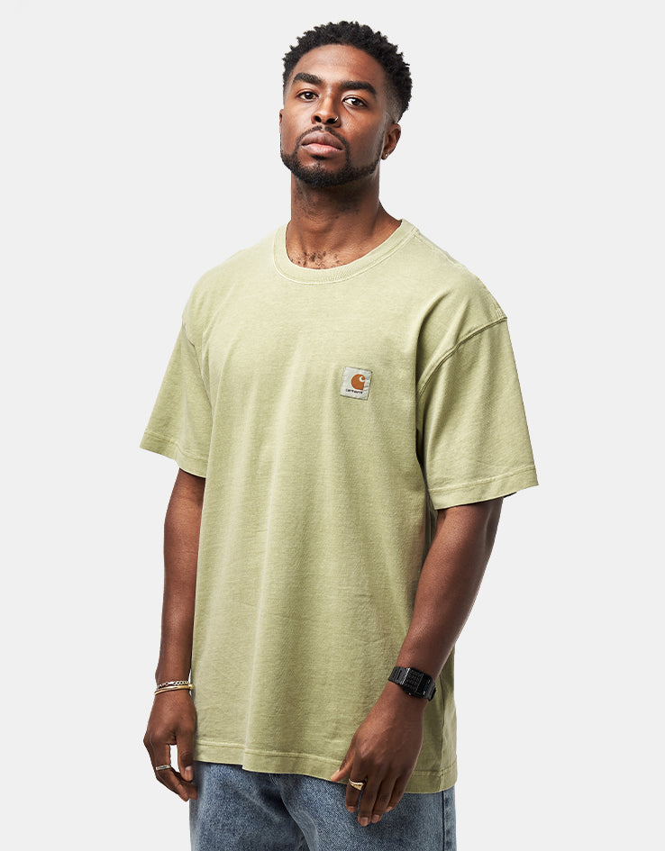 C WIP S/S Nelson T-Shirt - Gentle Green (Garment Dyed)