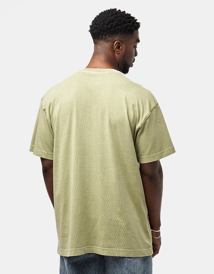 C WIP S/S Nelson T-Shirt - Gentle Green (Garment Dyed)