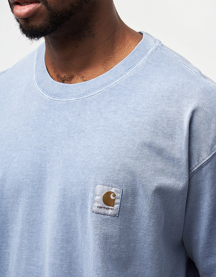 C WIP S/S Nelson T-Shirt - Gentle Blue (Garment Dyed)