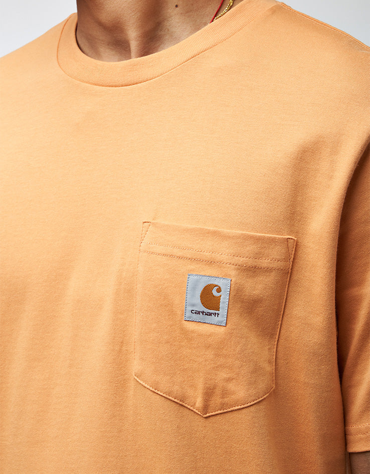 C WIP S/S Pocket T-Shirt - Gentle Orange