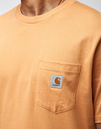 C WIP S/S Pocket T-Shirt - Gentle Orange