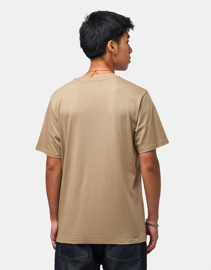 C WIP S/S Pocket T-Shirt - Iroko