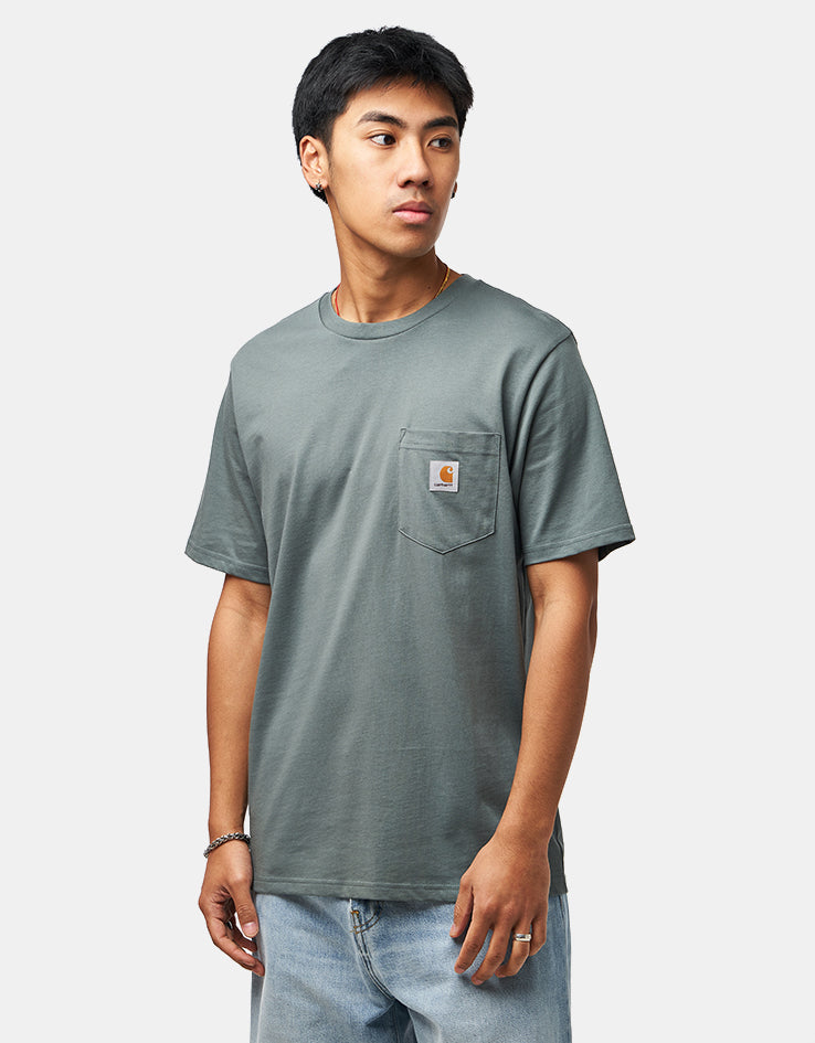 C WIP S/S Pocket T-Shirt - Velvet Green