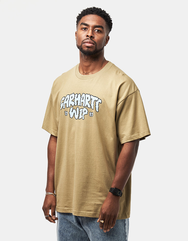 C WIP S/S Cloud Script T-Shirt - Snakes