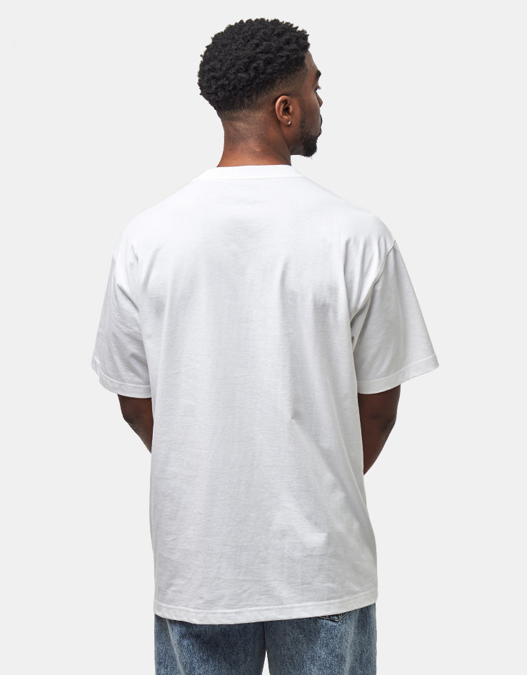 C WIP S/S Monogram T-Shirt - White