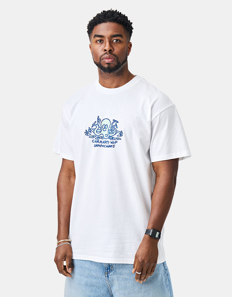 C WIP S/S Ink Lab T-Shirt - White