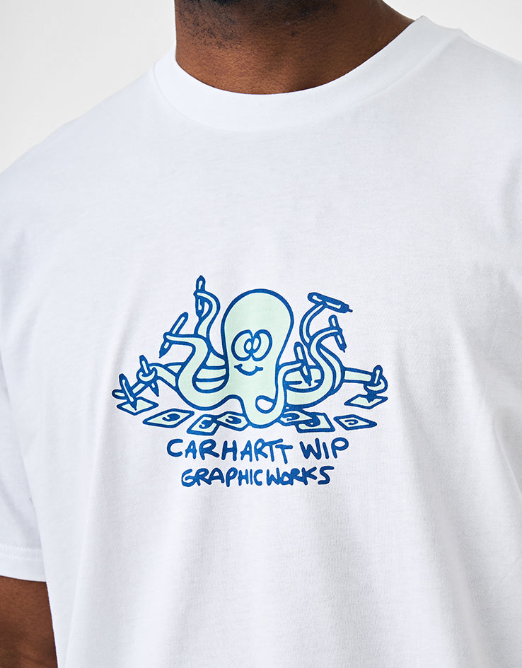 C WIP S/S Ink Lab T-Shirt - White