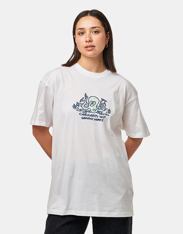 C WIP S/S Ink Lab T-Shirt - White