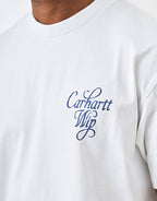 C WIP S/S Vestige T-Shirt - White (Stone Washed)