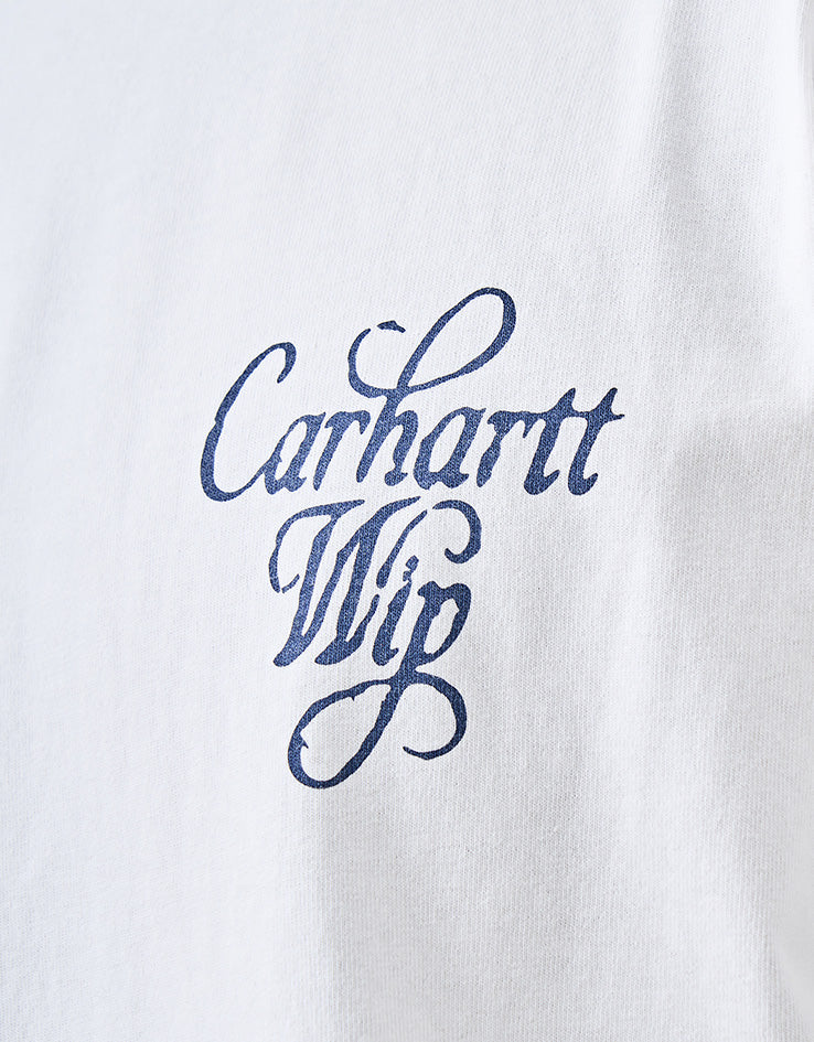C WIP S/S Vestige T-Shirt - White (Stone Washed)