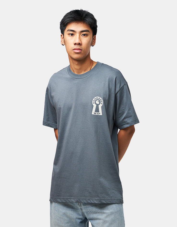 C WIP S/S Locked T-Shirt - Cozy Blue
