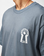 C WIP S/S Locked T-Shirt - Cozy Blue