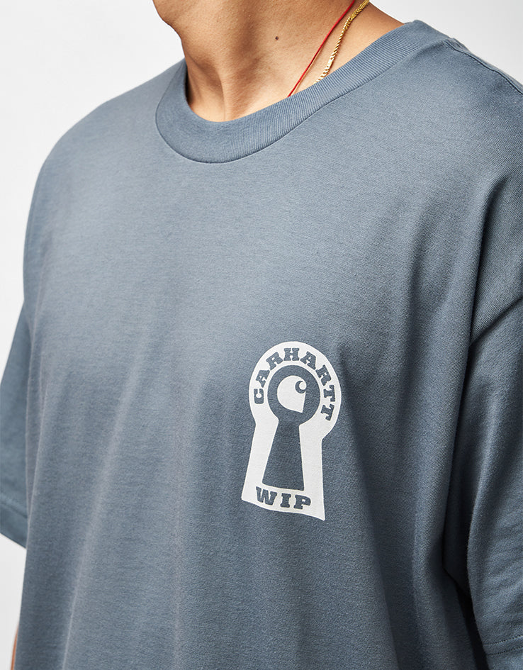 C WIP S/S Locked T-Shirt - Cozy Blue
