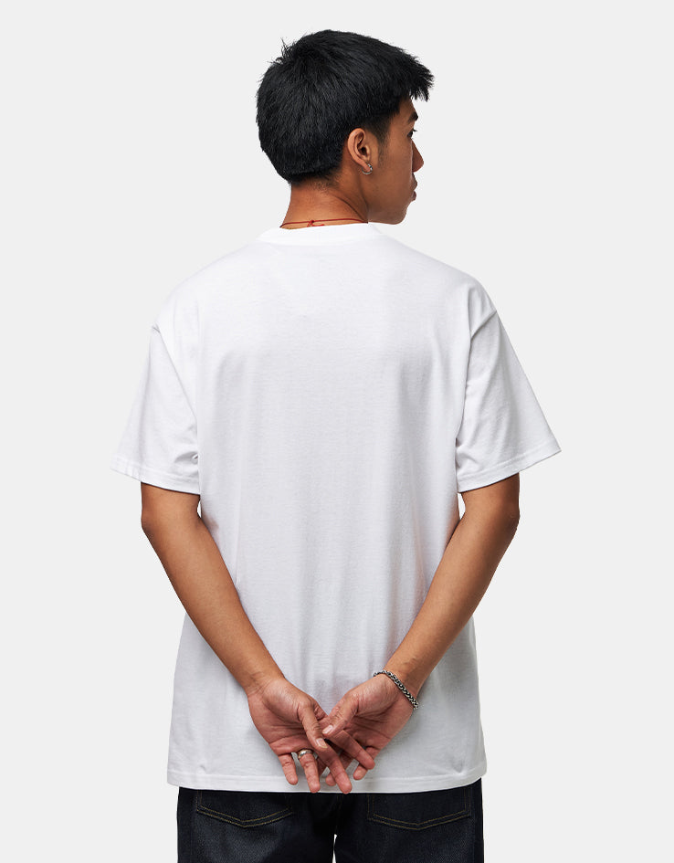 C WIP S/S Barbwire C T-Shirt - White