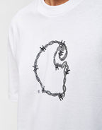 C WIP S/S Barbwire C T-Shirt - White