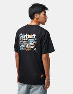 C WIP S/S Primary T-Shirt - Black