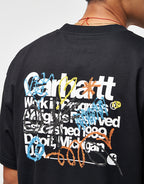 C WIP S/S Primary T-Shirt - Black