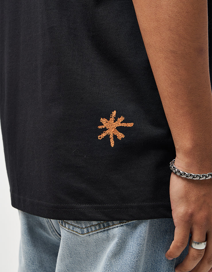 C WIP S/S Primary T-Shirt - Black