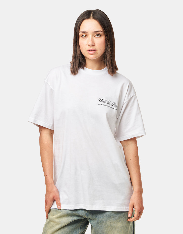 C WIP S/S Cloud Heart T-Shirt - White