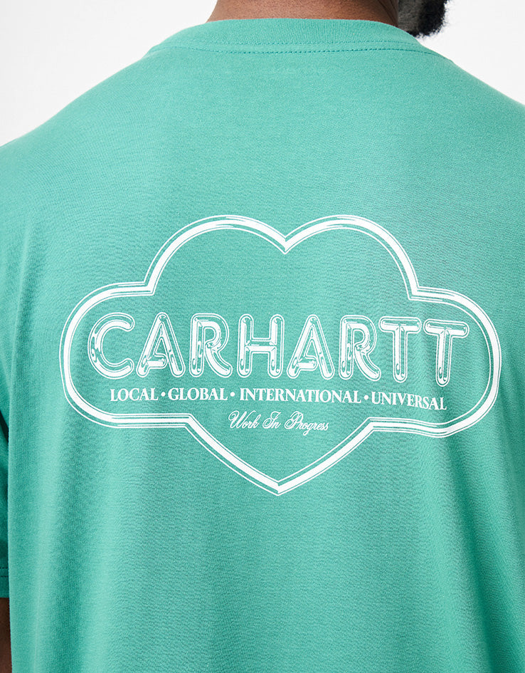 C WIP S/S Cloud Heart T-Shirt - Lily