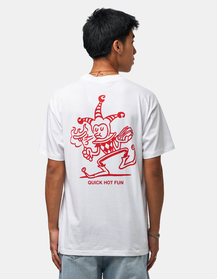 C WIP S/S Harlekin BBQ T-Shirt - White